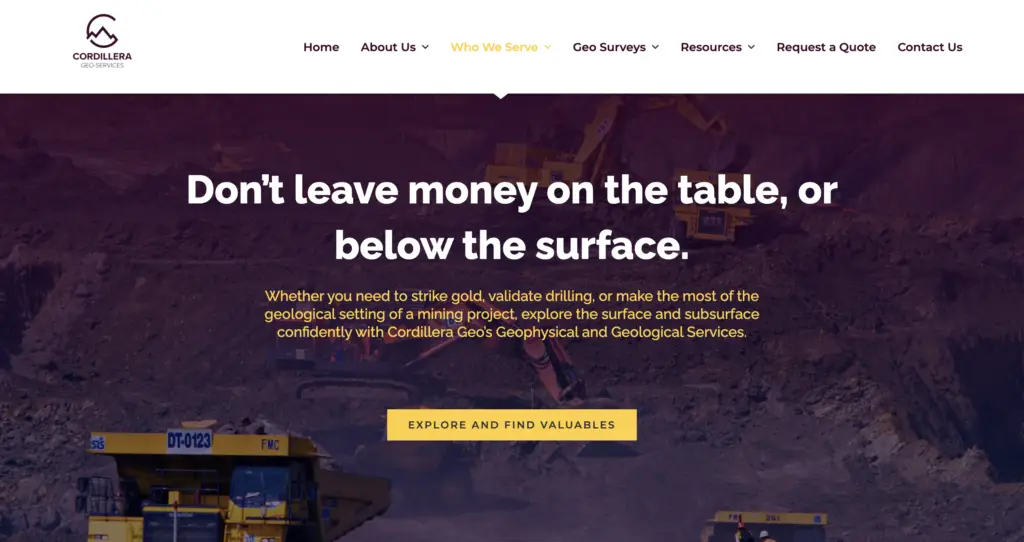 Landing page CGS 1